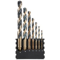 Dewalt DT70829-QZ 7pc Bit Bar + Black & Gold Round Shank Drill Bits 3mm, 4mm, 5mm, 6mm, 8mm, 10mm, 12mm £21.49